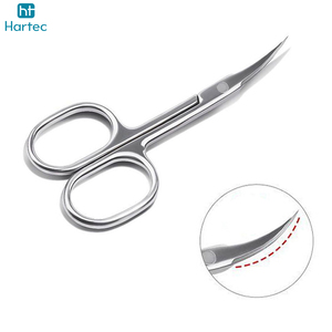High Quality Stainless Steel Straight Blade Cuticle & <b>Nail</b> <b>Scissors</b> with Steel Handle Rust Resistant Durable <b>for</b> Salon Use - Product Image 2