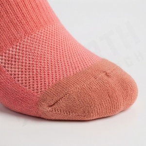 Coral <b>Crew</b> <b>Socks</b> Breathable Polyester Spandex Running Athletic <b>Socks</b> for Adults Summer Sport Wear - Product Image 6