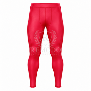 Pantalons de compression pour hommes personnalisés les plus vendus, à séchage rapide, en polyester/spandex, collants de course à taille élastique - Product Image 1