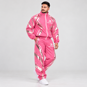 Conjunto Deportivo de 2 Piezas para Hombre, Chaqueta Cortavientos y Pantalones Jogger de Nailon Personalizados, Proveedor Mayorista OEM ODM, Logotipo Personalizado - Product Image 3