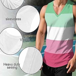 Ropa Deportiva, Camiseta sin Mangas Personalizada para Hombre, Ropa de Gimnasio, Camiseta sin Mangas Transpirable para Hombre - Product Image 6