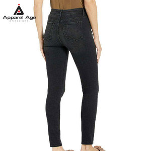 Pantalones Vaqueros de Mujer de Último Diseño a Precio Razonable para Venta en Línea, Color Sólido, Múltiples Bolsillos - Product Image 3