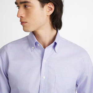 Camisa de Vestir Ligera para Hombre, Personalizada OEM ODM, Mezcla de Poliéster, Casual, Verano, con Botones, Hecha en Pakistán - Product Image 5