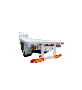 Type de véhicule de sauvetage routier. Remorque de transport arrière à huit roues robuste. Plateforme inclinée pour le transport routier. - Product Image 1