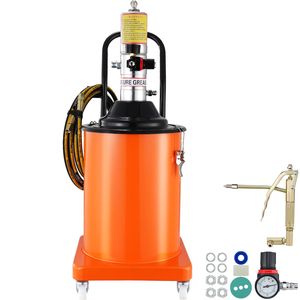 Pompa per Grasso ad Aria Compressa da 20L/5 Galloni con Ugello Manuale, Pompa Pneumatica per Grasso ad Alta Pressione da 13 Piedi e Pistola per Grasso - Product Image 5