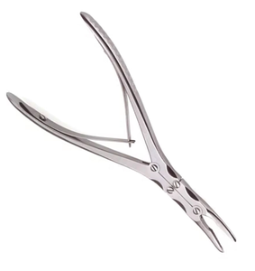 Pinza de corte ortopédica manual de doble acción Beyer Bone Rongeur, de acero inoxidable alemán, acabado Dall, instrumentos quirúrgicos - Product Image 3