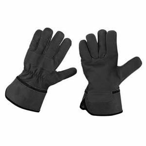 Gants de travail en cuir de buffle, protection industrielle des mains, résistance aux flammes, gants de construction canadiens pour riggers - Product Image 2