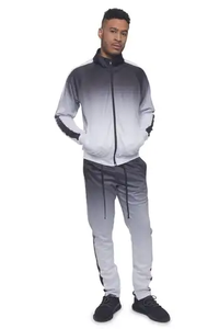 OEM Custom Logo Men's Eco-Friendly Fleece Lined Hooded Windbreaker <b>Jacket</b> Loose Fit Elastic Waist 100% Polyester Winter Casual - Product Image 1
