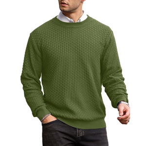 Suéter de Punto Personalizado para Hombre, Invierno, Algodón Premium, Transpirable, Antiarrugas, Secado Rápido, Marcas de Moda, MOQ al por Mayor, Bangladesh - Product Image 6