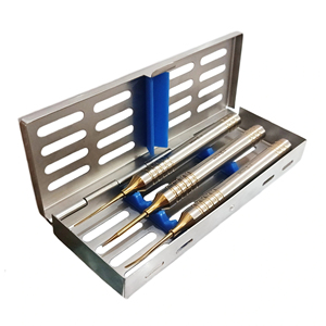 Kit de tornillos para extracción de raíces de dientes Periotome, instrumentos dentales de grado quirúrgico de alta precisión para extracción de dientes mínimamente invasiva - Product Image 3