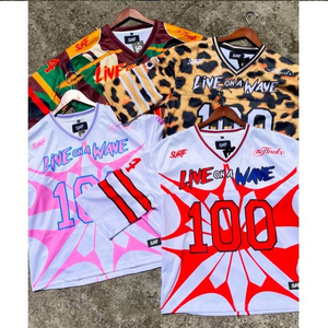 Camisetas Deportivas Personalizadas Extra Grandes, Corte Cuadrado, Estilo Urbano, Sublimación, Impresión DTG, Jersey de Fútbol, 100% Poliéster para Hombre - Product Image 5