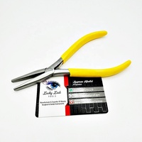 Pince à extensions capillaires en acier inoxydable de qualité professionnelle pour salon, marque Lucky Lash Tools