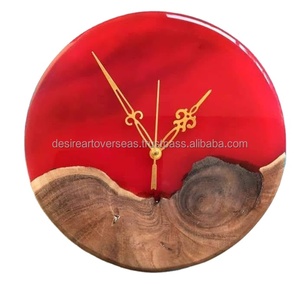 Reloj de pared de resina de estilo antiguo moderno, decoración personalizada para el hogar, uso de oficina, reloj de pared epoxi de bajo precio, regalos personalizados de animales - Product Image 6