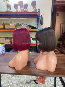 วิกผมบ็อบสั้นหน้าม้า10-16นิ้ววิกผมมนุษย์แบบถาวรหน้าม้าแบบเวียดนาม - Product Image 3