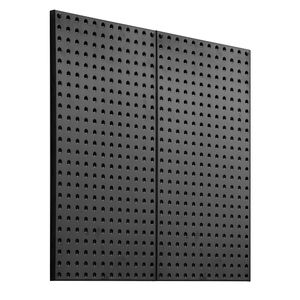 Pannello Forato in Acciaio Resistente 81x41 cm, Organizzatore da Parete dal Design Moderno, Pannelli Forati in Metallo per Soggiorno e Garage - Product Image 1