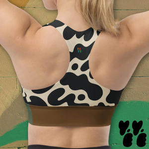 Sujetador Deportivo de Yoga para Mujer, con Logotipo Personalizado, Camuflaje, Alto Soporte, Color en Contraste, Estilo Deportivo, Doble Capa, Sin Ajustes - Product Image 6