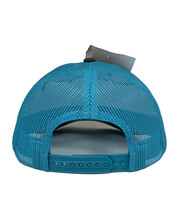 Gorra Trucker Negra y Verde Azulado con Efecto Desgastado, Hecha en Indonesia, Bordado 3D, Deportiva, Venta al por Mayor, Personalizable, Malla Trasera Transpirable, Impermeable, a la Moda