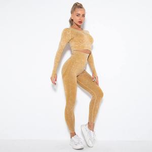 Ensemble de soutien-gorge de sport et leggings pour femmes, vêtements de sport OEM, ensemble de yoga, ensemble de vêtements de sport pour femmes, ensemble de fitness, vêtements de gym - Product Image 4