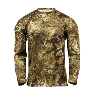 เสื้อเชิ้ตแขนยาวลายพรางสำหรับผู้ชาย ผ้าโพลีเอสเตอร์ซับเหงื่อ ระบายอากาศได้ดี เหมาะสำหรับการล่าสัตว์ กิจกรรมกลางแจ้ง และสวมใส่ในช่วงฤดูร้อน - Product Image 5