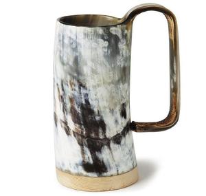 Taza de Cuerno de Búfalo Hecha a Mano, Ecológica, con Forma Natural, Asa Pulida, Arte Rústico Moderno, Coleccionable, Duradera, Regalo Festivo Global - Product Image 2