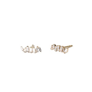 Pendientes de Diamantes Cultivados en Laboratorio con Certificación IGI, 0.31 Quilates, Corte Baguette, Oro Sólido de 10k, 14k, 18k, Joyería Fina - Product Image 4