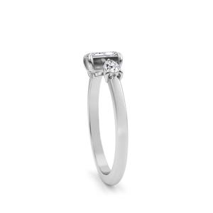 Bague Solitaire en Or Rose 10K avec Diamant Synthétique Taille Géométrique 0,61 carats, Bijou Tendance à Porter au Doigt, Composant de Mode - Product Image 2