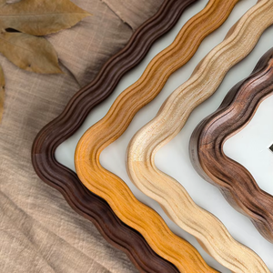 Wood <b>Photo</b> <b>Frame</b> Set Rectangular Classic Modern Handmade Eco-Friendly Tabletop Design Wavy Edge for Home Decoration REHMAN CRAFT - Product Image 4