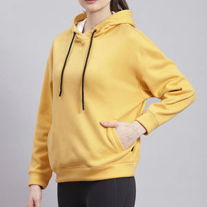 Nuevo Diseño, Sudadera con Capucha para Mujer, 100% Algodón, Invierno, Servicio OEM, Calidad Premium, Forro Casual, Parte Delantera Impermeable y Transpirable - Product Image 1