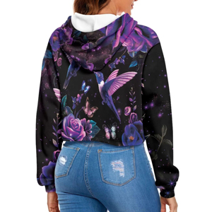 Sudadera Corta Sublimada para Mujer, Material Suave, Nuevo Estilo, Diseños Modernos, Ropa Casual - Product Image 4
