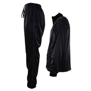 Survêtement léger en polyester et coton noir de qualité supérieure pour homme, vêtements de sport, ensemble de survêtements de fitness pour homme de haute qualité - Product Image 3