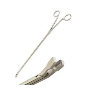 Forceps de biopsie en acier inoxydable de 14,75 pouces avec embouts ovales pour la chirurgie thoracique - Product Image 3