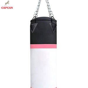 Sac de frappe en cuir haute densité, rembourrage résistant aux chocs, design robuste et écologique pour l'entraînement aux arts martiaux, personnalisable - Product Image 3