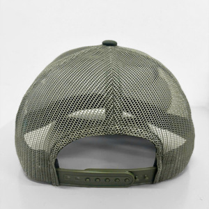 Casquettes de camionneur unisexes Injae Vina personnalisées avec patch tissé, respirantes, imperméables, ajustables, pour la chasse/la pêche en plein air, casquettes de pêche à 6 panneaux - Product Image 4