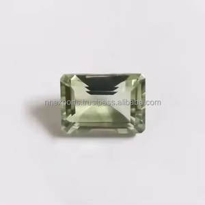 Piedra Preciosa Suelta de Amatista Verde Natural de 6 mm y 8 mm, Corte Octogonal Facetado, Alta Calidad, Precio de Fábrica al por Mayor, Gran Oferta - Product Image 1