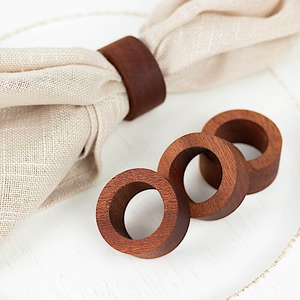 Anillos de Servilleta de Madera Más Vendidos, Decoración para Catering, Ideal para Bodas y Fiestas Reales, HF CRAFTS - Product Image 6