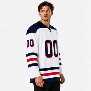 Ice hockey jersey premium quality custom designs breathable fabric durable stitching perfect for ice sports all sizes available - Product Image 2