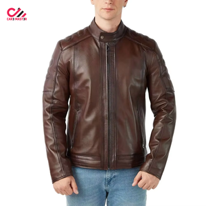 Servicios OEM de Chaquetas de Invierno, Chaqueta de Cuero para Hombre de Diseño Personalizado de Alta Calidad, Chaqueta de Cuero de Nuevo Diseño para Hombre 2026 - Product Image 2