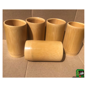 Custom Printed <b>Bamboo</b> Water <b>Cup</b> Natural <b>Bamboo</b> Water <b>Cup</b>, Natural <b>Bamboo</b> Tea <b>Cups</b> Set Eco Friendly Asian Zen Drinkware - Product Image 5