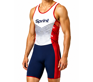 Maillot et short d'aviron sur mesure Unisuit une pièce pour les équipes d'aviron du collège et du club - Product Image 4