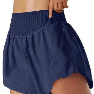 Shorts casuales de verano con lavado ácido para mujer, 100% algodón, con bolsillos laterales, transpirables. - Product Image 6