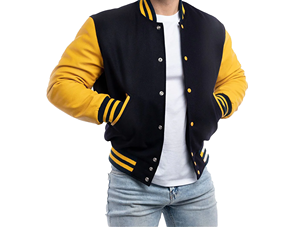 Stylish <b>Letterman</b> <b>Jacket</b> for Men Premium Quality Polyester/Cotton Blend Quick Dry Breathable Winter Warm Comfortable Casual - Product Image 2