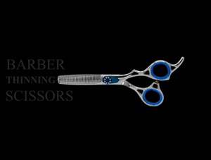 Factory Price High Quality Beauty Hair Cutting Thinning Scissors Set Stainless Steel <b>Handle</b> Sharp Blade Safety Thinning Scissors - Product Image 3