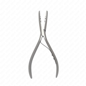 Pinzas para Extensiones de Cabello de Acero Inoxidable con Logotipo Personalizado al por Mayor, con Estuche de Cuero PU, Herramienta Profesional para Salón de Belleza - Product Image 3