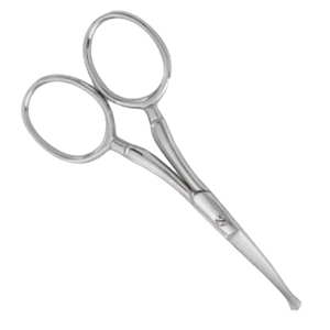 Stainless Steel <b>Cuticle</b> <b>Scissors</b> Straight Blade Sharp Tip Round Handle Durable Manicure Tool for Adults Made in Pakistan - Product Image 3