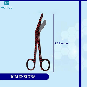 Good Supplier Customized Made Medical Lister Bandage Scissors 5.5 Stainless Steel <b>Nurse</b> Scissors For First Aid & Clinic Use - Product Image 3