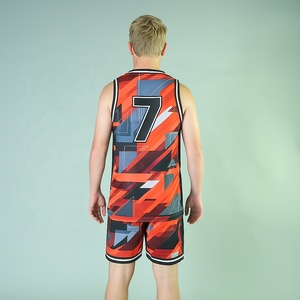 Nouveau style de maillot de basket-ball personnalisé avec impression par sublimation, respirant, antibactérien, grande taille, absorbant la transpiration, 100% coton - Product Image 6
