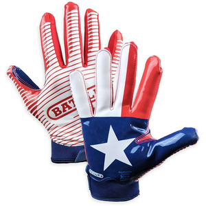 Gants de football américain 7v7 en gel de silicone de haute qualité, personnalisables avec logo, pour receveurs, durables, antidérapants, pour jeunes et adultes, avec logo en caoutchouc. - Product Image 6