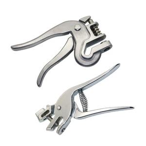 1 ud. Pinza perforadora de 8mm 9mm para identificación de animales, ganado, ovejas, cerdos, caballos, de acero inoxidable, equipo de identificación animal - Product Image 1