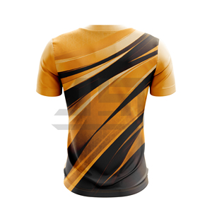 Camiseta de Manga Corta para Hombre, Cuello Redondo, Corte Regular, Tejido de Punto Grueso, Transpirable, Estampado Tie-Dye Moderno, con Logotipo Frontal - Product Image 4