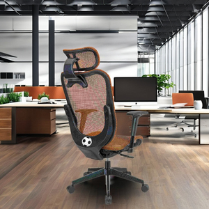 Ghế văn phòng điều hành hiện đại với các tính năng tiện dụng có thể điều chỉnh tay vịn bằng nhựa không thấm nước đa chức năng tùy chỉnh màu sắc - Product Image 6